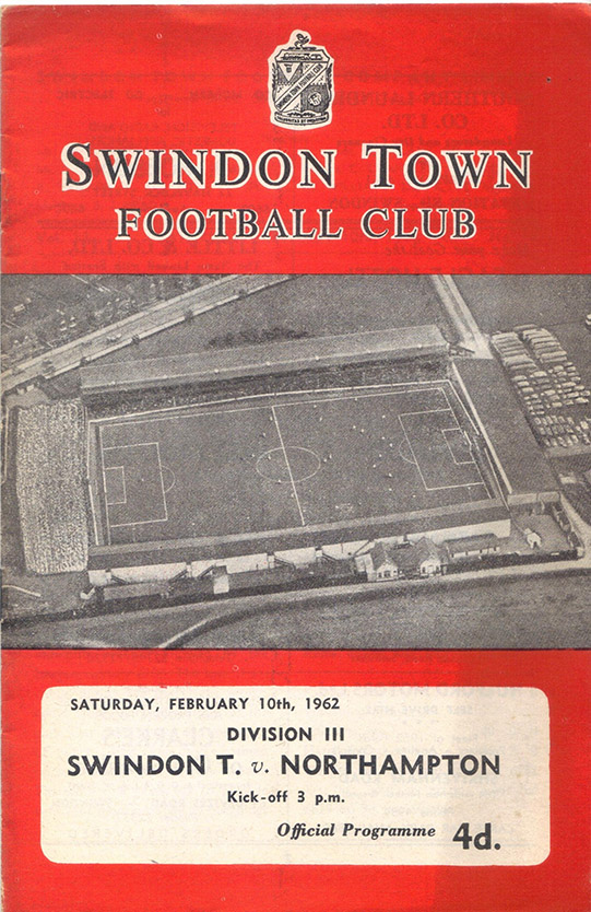 <b>Saturday, February 10, 1962</b><br />vs. Northampton Town (Home)